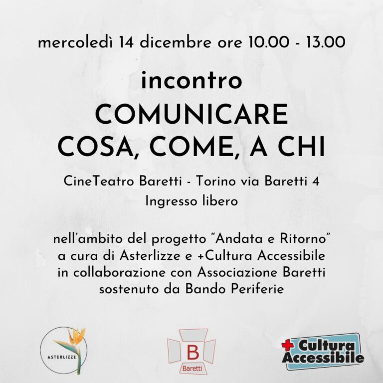 COMUNICARE COSA, COME, A CHI